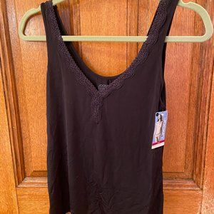 Lovely!  Three black Camisoles size XL NWT by Jockey